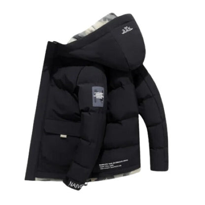 Herren Kapuzenjacke Kanadisches Design Polyester Baumwolle-1