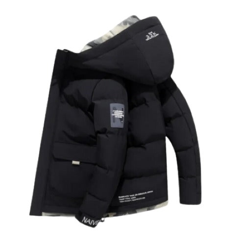 Herren Kapuzenjacke Kanadisches Design Polyester Baumwolle-1