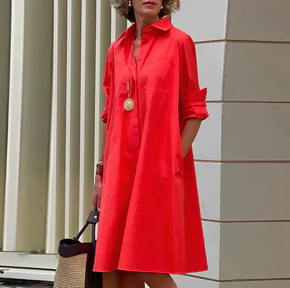 Variant image for Damen-Freizeitkleid, schick, leichtes Material-13