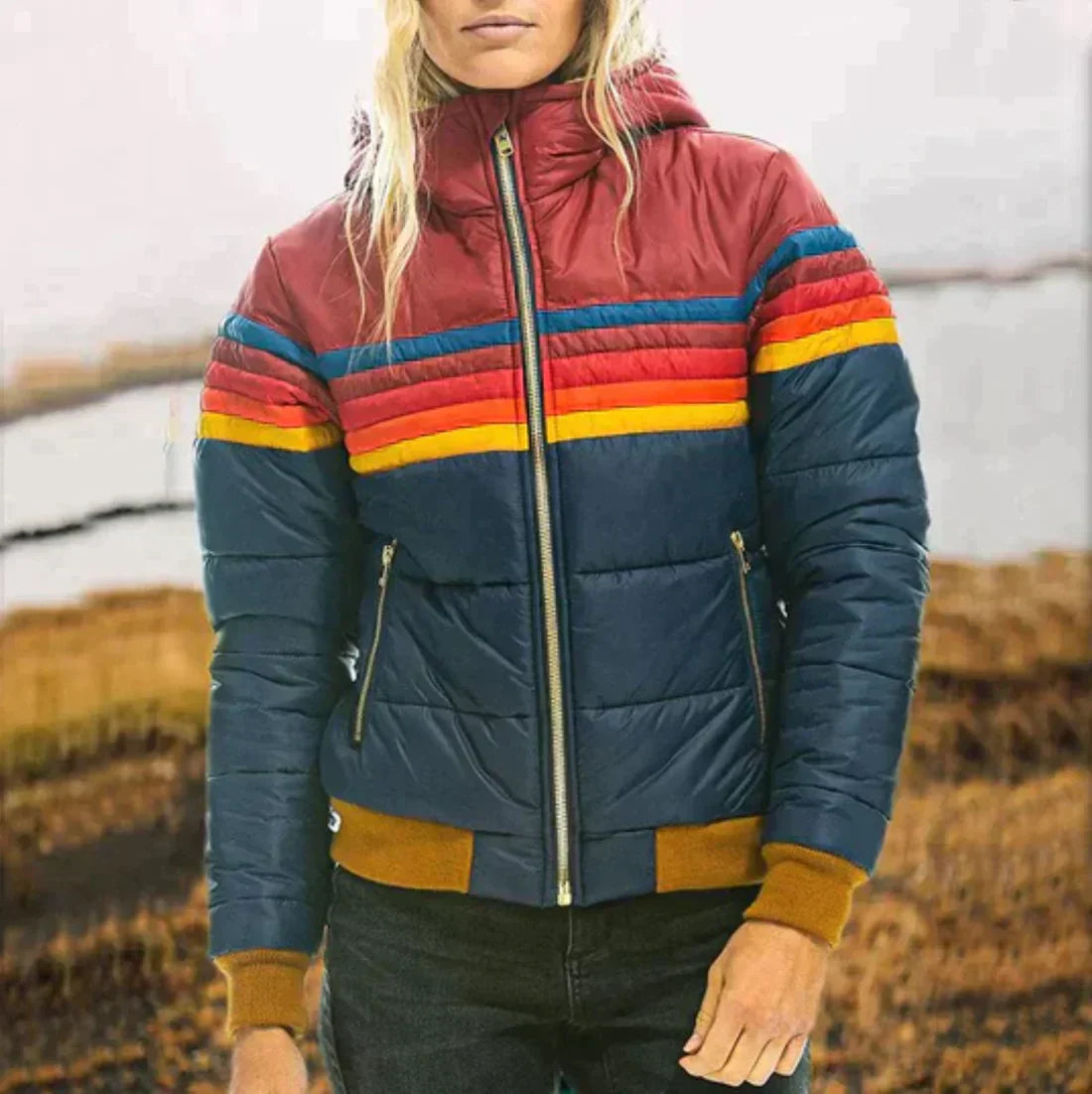 Variant image for Damenjacke Fleece Modernes Lässiges Design-1