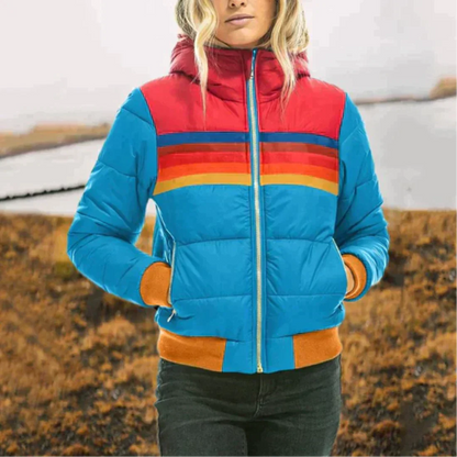 Damenjacke Fleece Modernes Lässiges Design-2