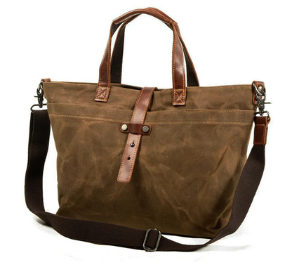 Gewachste Canvas-Tasche Erbstück-Design Wasserabweisend Strapazierfähig-1