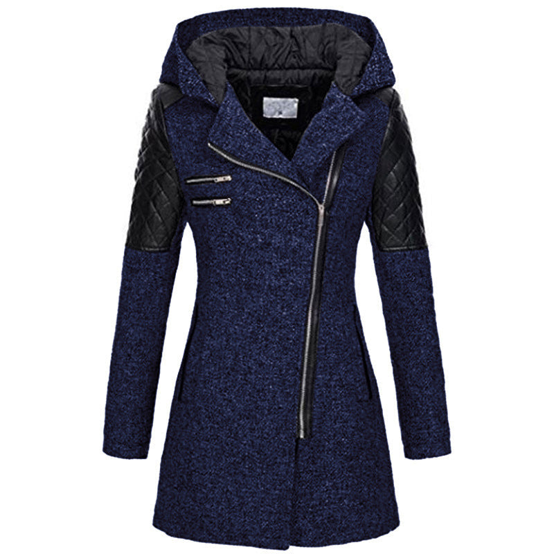 Damen-Kapuzenjacke Lang Modell Dine Lässig-6