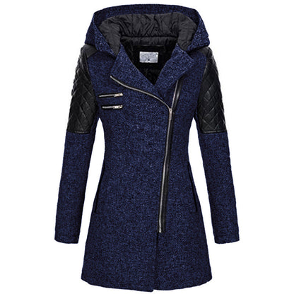 Damen-Kapuzenjacke Lang Modell Dine Lässig-6
