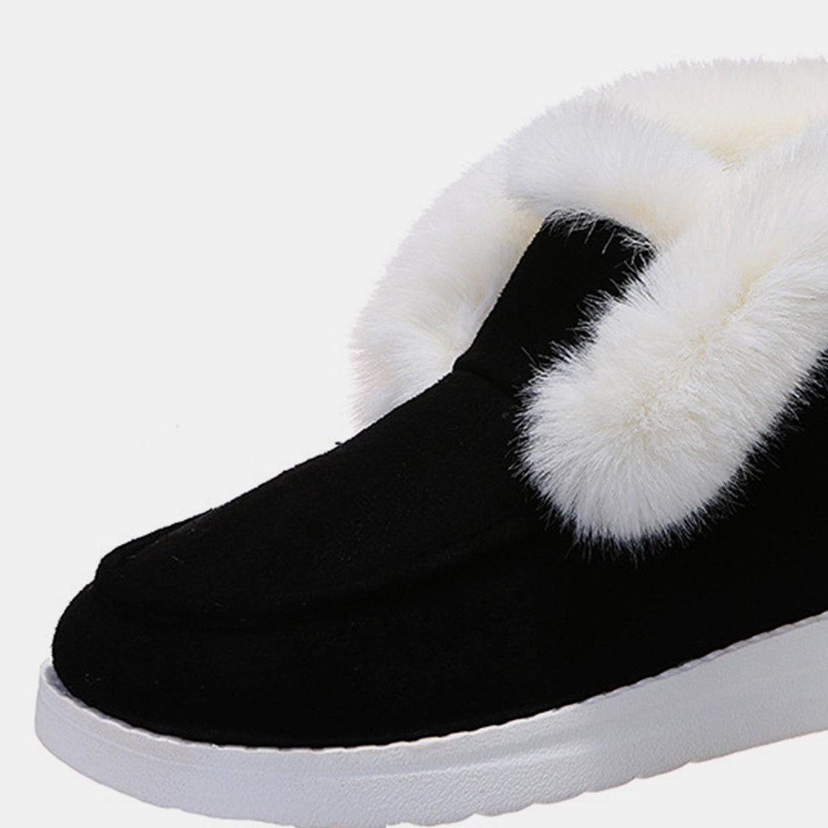 Damen-Schneestiefel, lässiger Stil, Wildleder-3