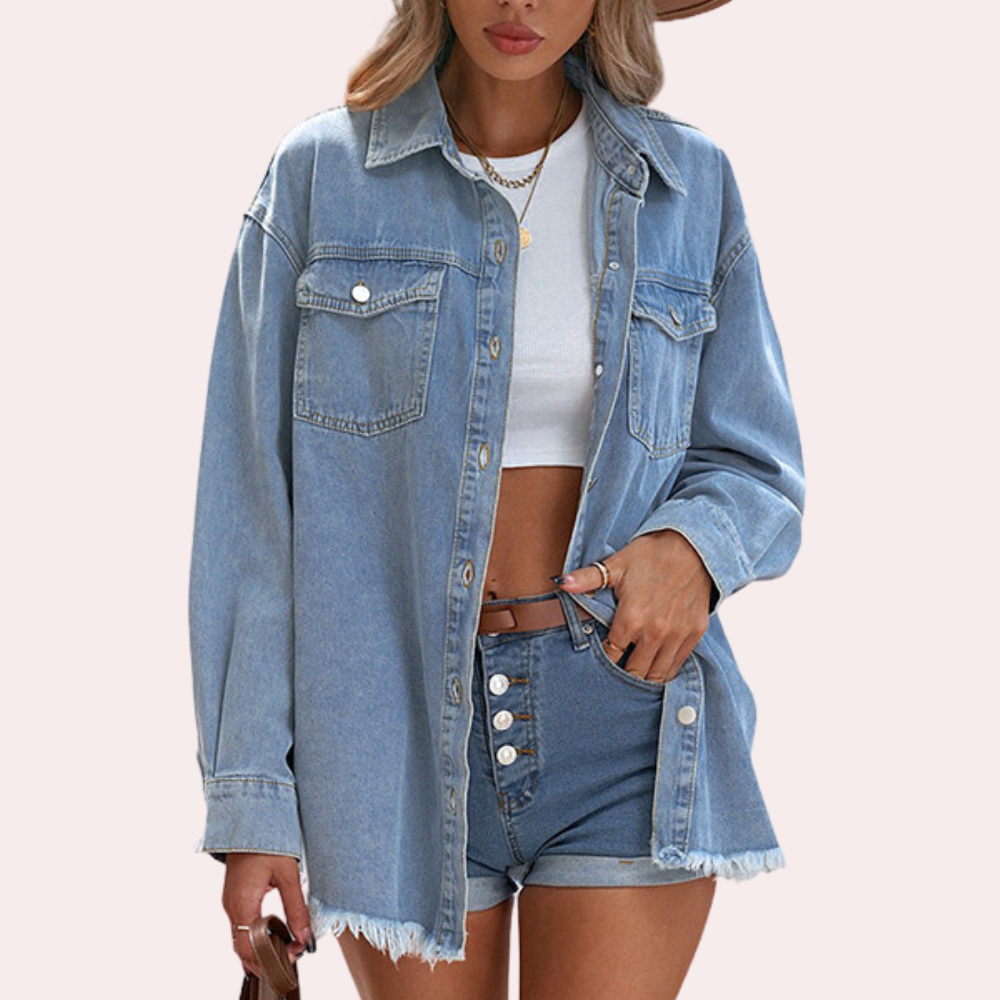 Damen-Jacke, figurbetont, minimalistisch, hochwertiges Material 4