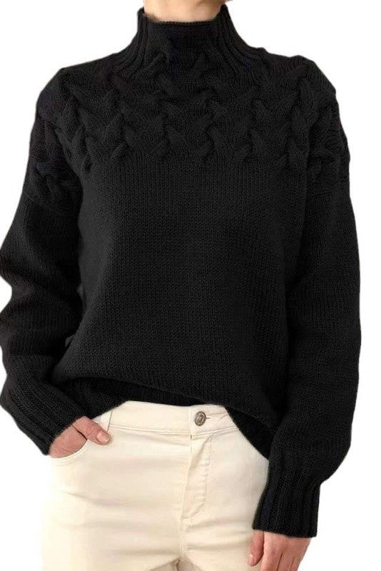 Gestrickter Herrenpullover mit Stehkragen aus atmungsaktivem Material – zeitloses Design für Alltag und Fest 1