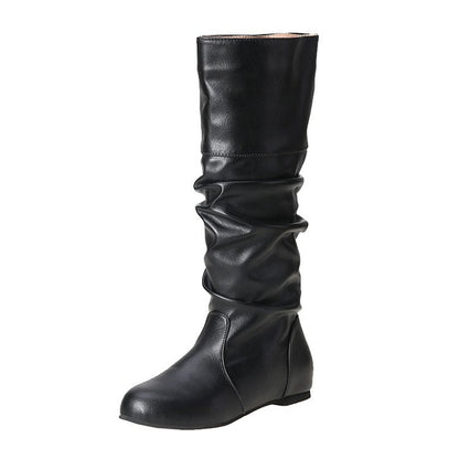 Variant image for Damen-Stiefel, modernes Faltdesign, Synthetik, mit Blockabsatz-8