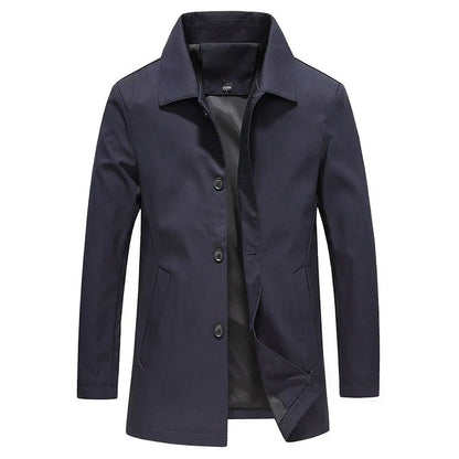 Damen Winterjacke Lässig mit Knopfdetail Nachhaltige Stoffkombination-2