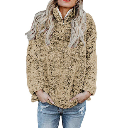 Damen-Strickpullover, klassischer Stil, weiche Baumwolle-2