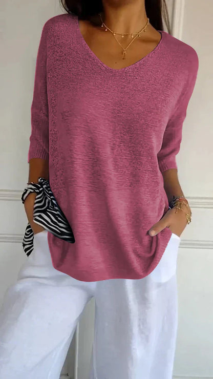 Damen-Pullover, lässig, weicher Stoff-3