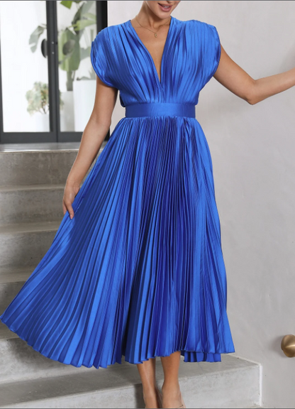 Variant image for Maxikleid Damen Ärmellos Leichtes Material Elegante Silhouette-9