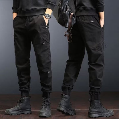 Herren-Freizeithosen Retro Multi-Pocket 100% Baumwolle-1