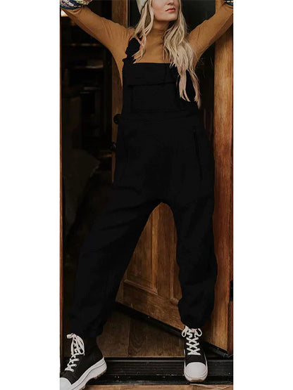 Variant image for Damen-Jumpsuit Fleece mit Reißverschluss Modernes Design-26