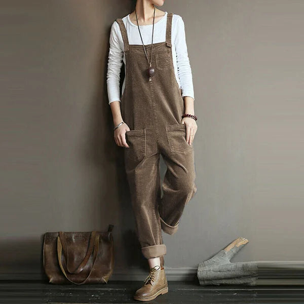 Variant image for Damen-Jumpsuit Lässiger Stil Lange Hose Hochwertiger Stoff-1