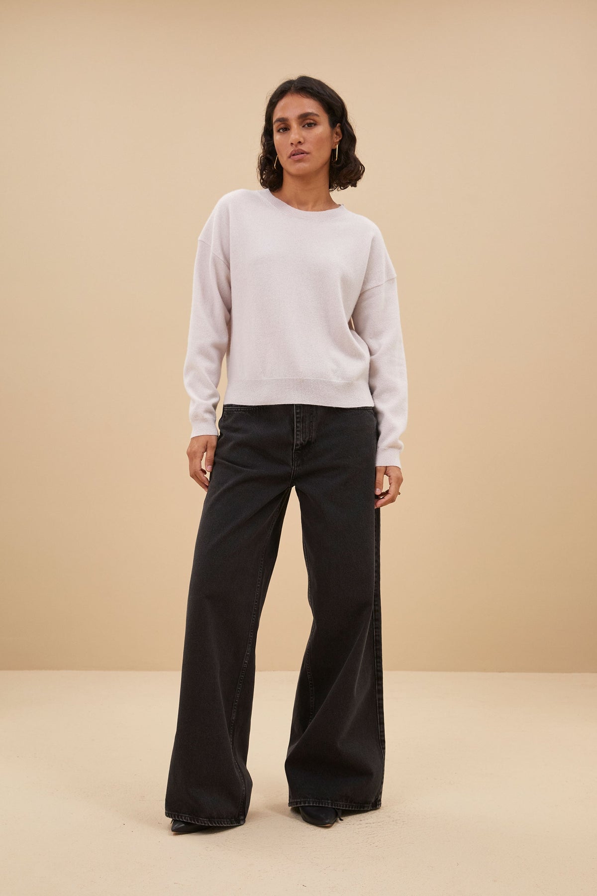 Damen-Strickpullover mit Ostron-Nära-Design aus 100% Baumwolle – weich und bequem für den Alltag und festliche Anlässe 2