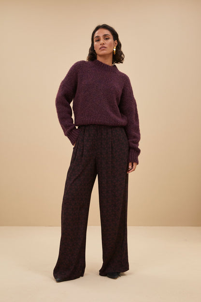 Damen-Strickpullover, breit, hochwertige Baumwolle-4