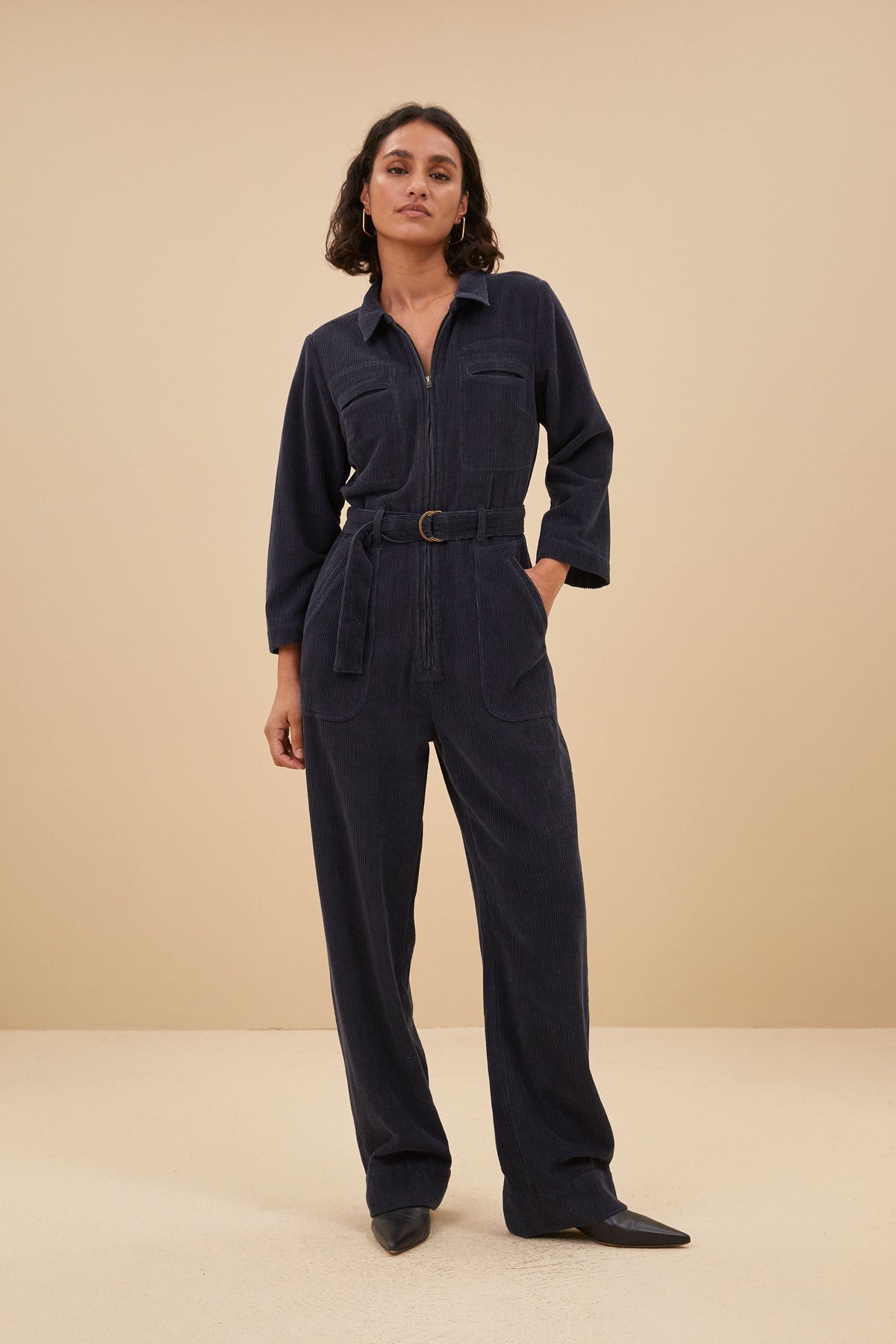 Damen-Kleid, elegant, Polyester, mit kurzen Ärmeln 1