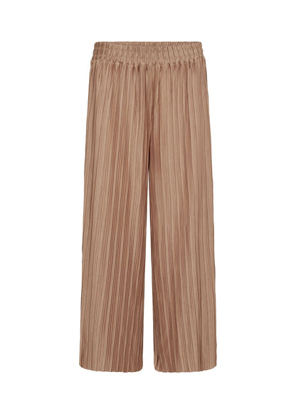 Damen-Hose, mit elastischem Bund, schick, gerippter Stoff, recyceltes Polyester-3