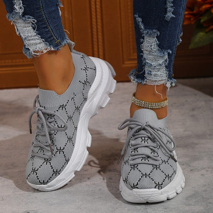 Variant image for Damen Sneakers Casual Atmungsaktives Mesh Komfortables Design-17