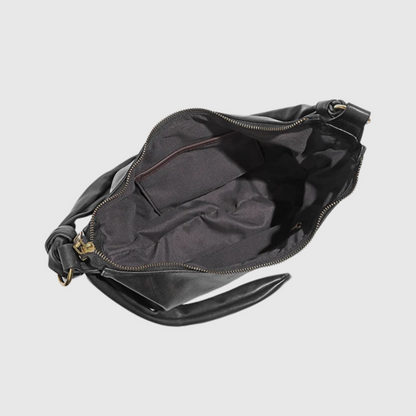 Damen Schultertasche Leder Verstellbarer Schulterriemen-3