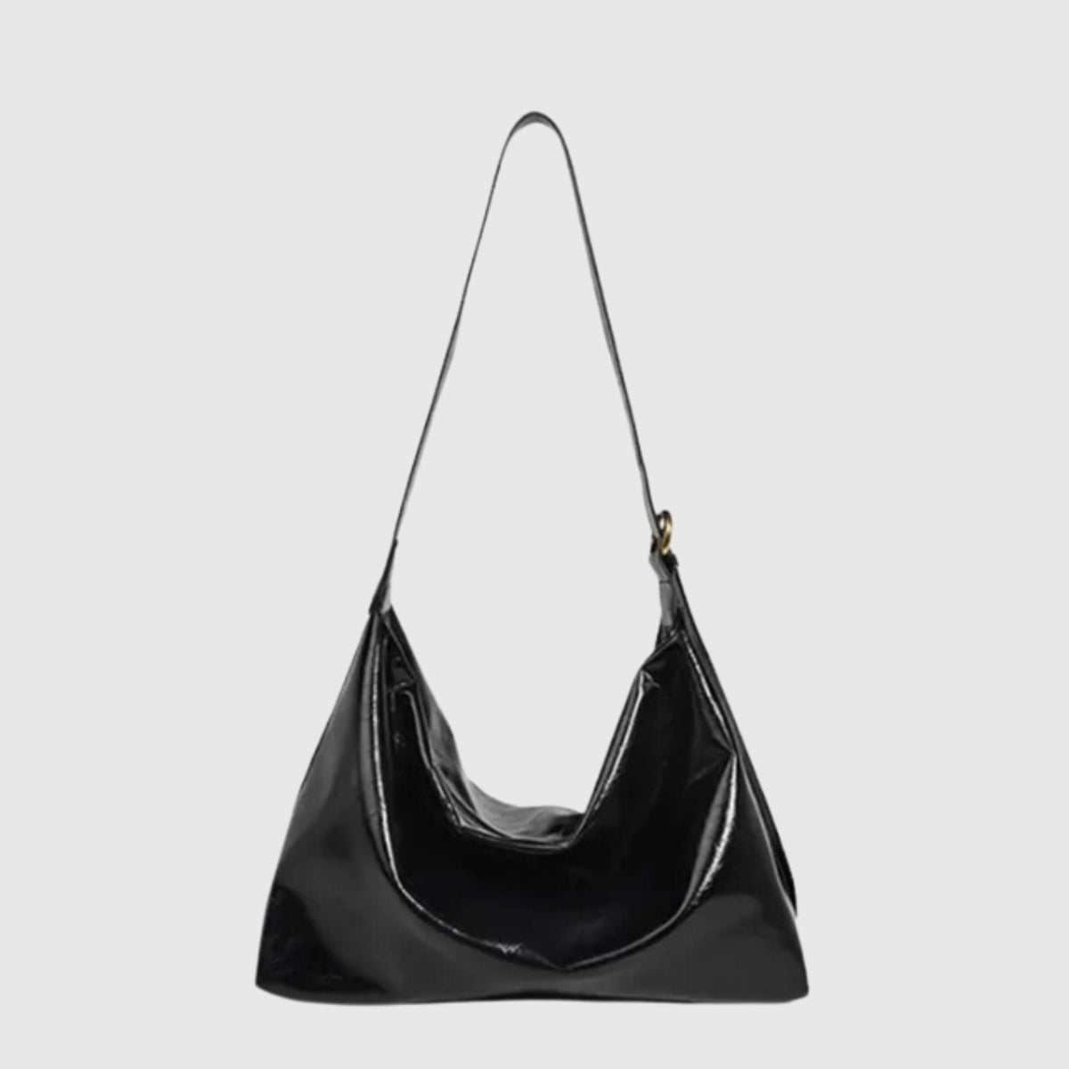 Damenhandtasche aus Kunstleder – geräumig und elegant für den Alltag, verstellbare Schulterriemen, Schwarz 7