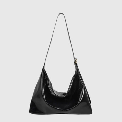 Damenhandtasche aus Kunstleder – geräumig und elegant für den Alltag, verstellbare Schulterriemen, Schwarz 7