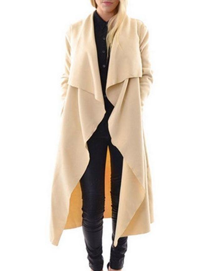 Variant image for Damen-Mantel Leichtes Polyester Elegant und Zeitlos-5