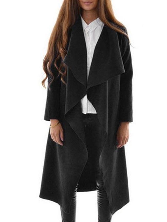 Variant image for Damen-Mantel Leichtes Polyester Elegant und Zeitlos-1