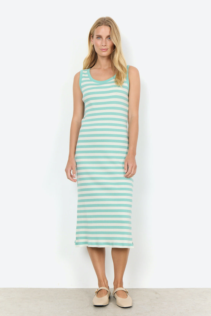 Damenkleid Lässig Eng Ökologische Baumwolle 3