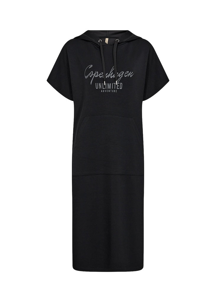 Damen-Thermokleid, mit Kapuze, lässiges Modal, Polyester 5