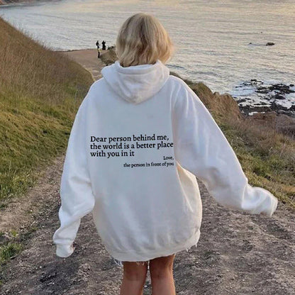 Variant image for Unisex-Hoodie, mit Print, weiche Baumwollmischung-1