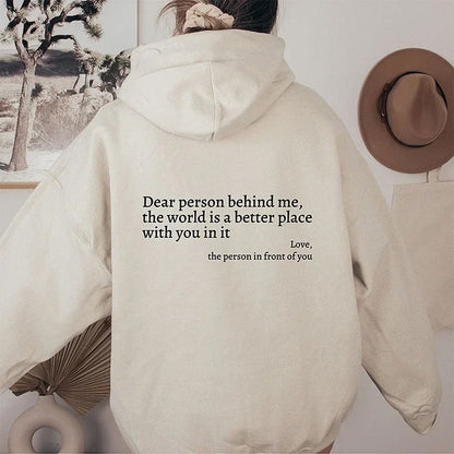 Unisex-Hoodie, mit Print, weiche Baumwollmischung-4