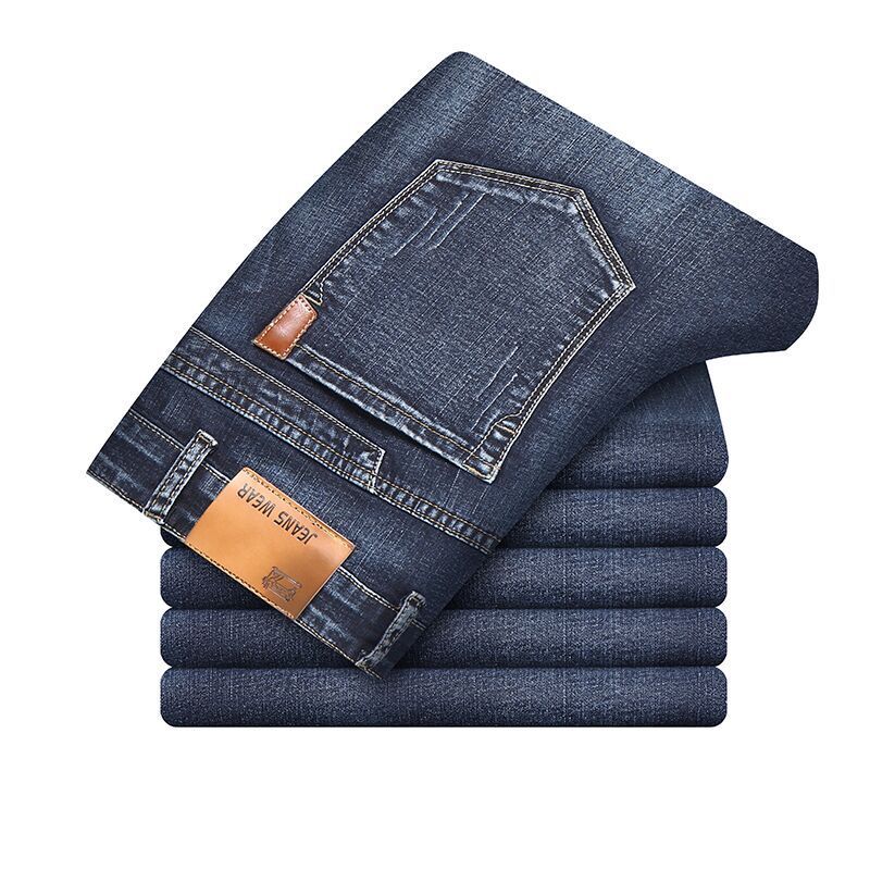 Damen Schmal geschnittene Jeans Stretch Denim-4