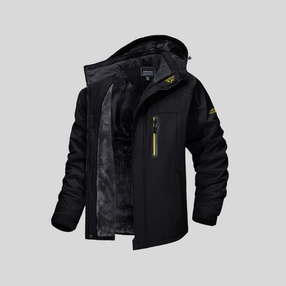 Herren-Winterjacke, Fleecefutter, wasserfestes Polyester 6