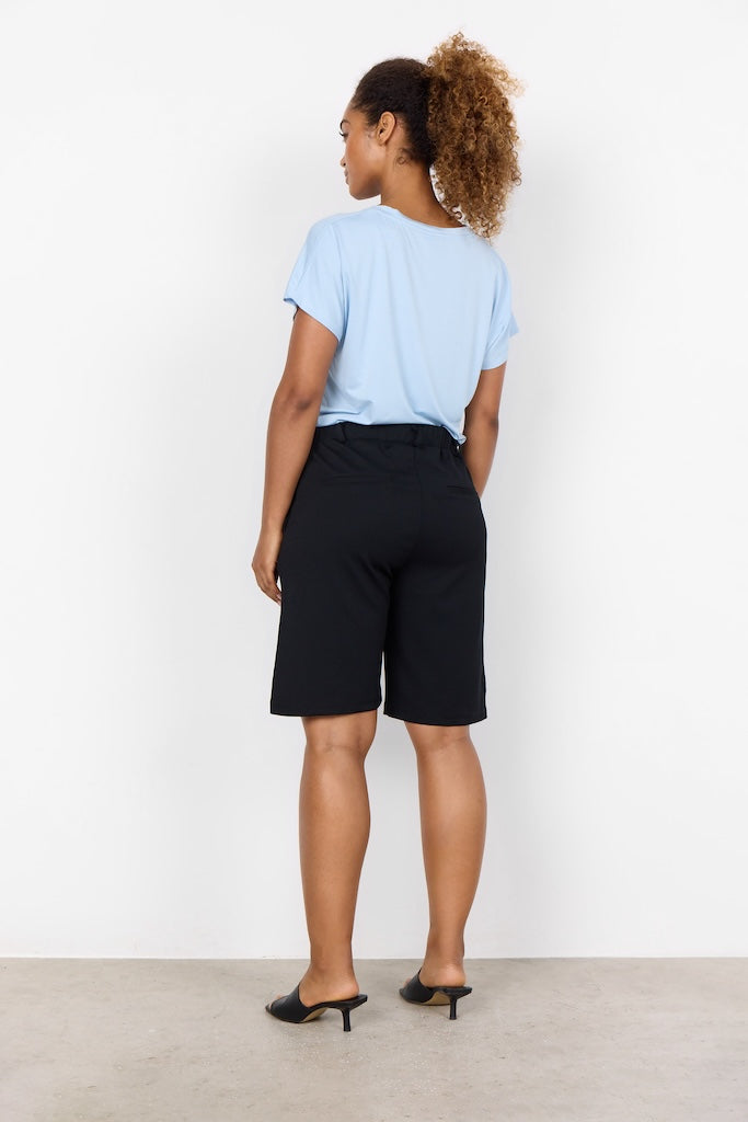Damen-T-Shirt V-Ausschnitt in Lyocell-Mischung - normale Passform, kurze Ärmel, weich und bequem, mehrere Farben 4