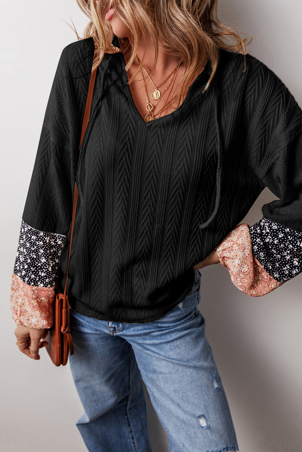 Damen Winterbluse Lässig Baumwolle-2