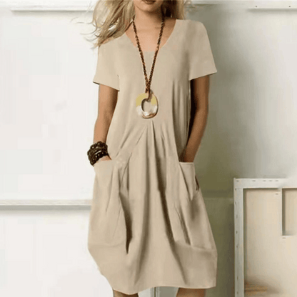 Variant image for Damen-Sommerkleid, leicht und luftig, Baumwollmix-9