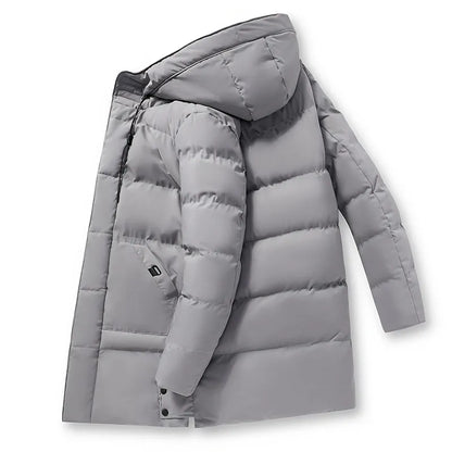 Herren-Winterjacke, elegant, Synthetik, Isolierung-5
