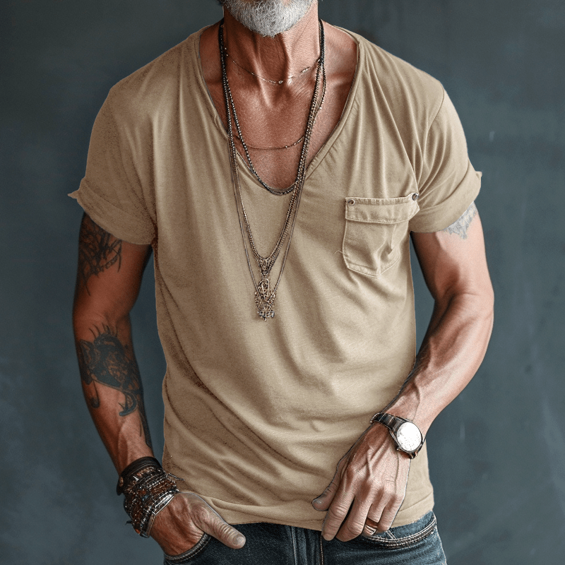 Variant image for Herren-T-Shirt, Cargo, Design, atmungsaktives Material, lässige Passform-31