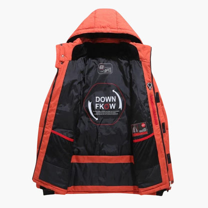 Herren Daunenjacke Isolierend Wetterbeständig Synthetisches Design-2