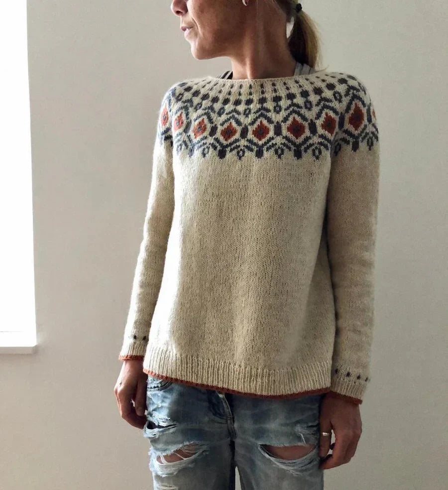 Damen-Strickpullover, Herbstdesign, weiches Material-5
