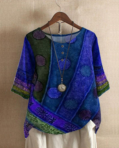 Variant image for Damen-Party-Tops, Boho, Vintage, leichter Stoff-19