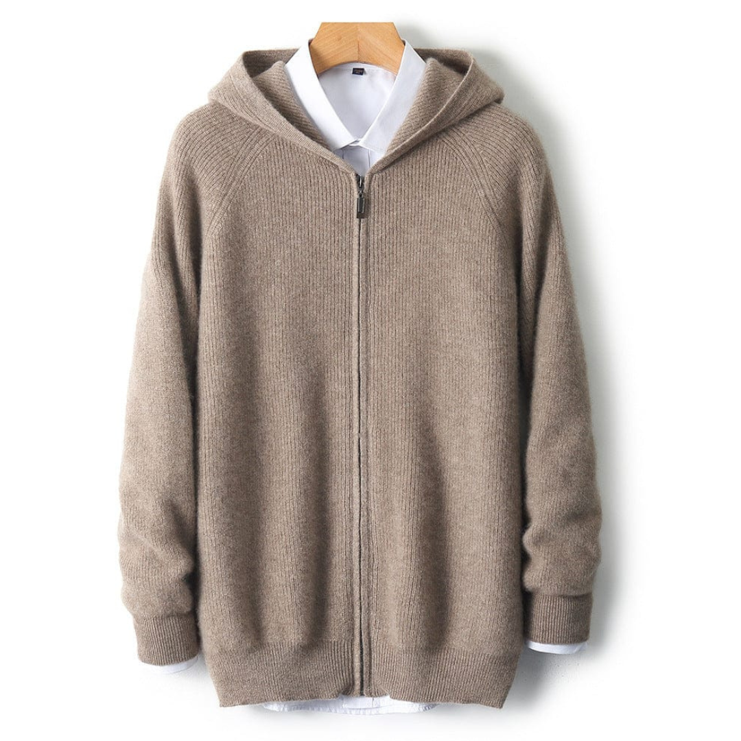 Herren-Winterjacke, mit Kapuze, bequeme Passform, aus robustem Material, Material-2
