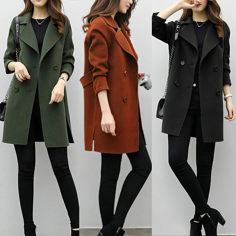 Damen-Jacke, langärmelig, modern, hochwertiger Stoff-2