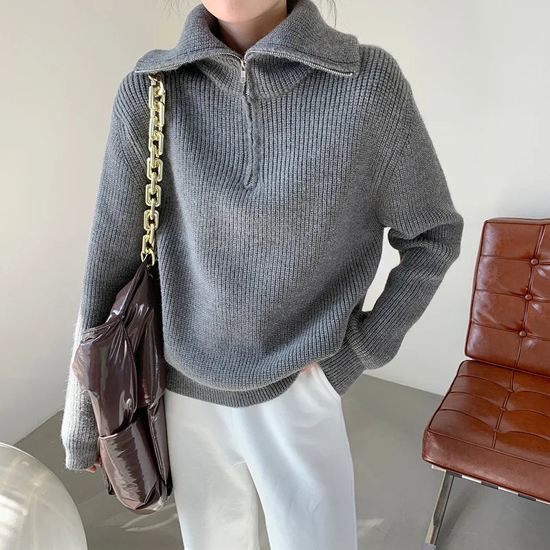 Langer Strickcardigan aus hochwertiger Acrylmischung für Damen – komfortable und stilvolle Passform 1