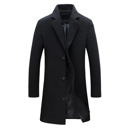 Langer Wintermantel Damen Hochwertige Baumwolle Elegantes Design-3