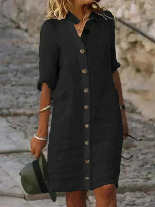 Variant image for Damen-Kleid, elegant, leicht, Material, für Sommer und Fest-7