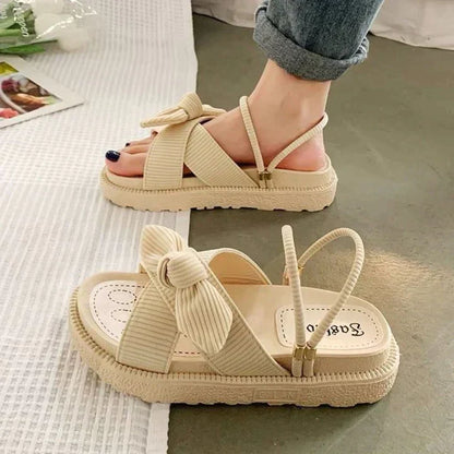Damen-Sandalen, elegantes Design, synthetisches Leder, weiche Innensohle 2