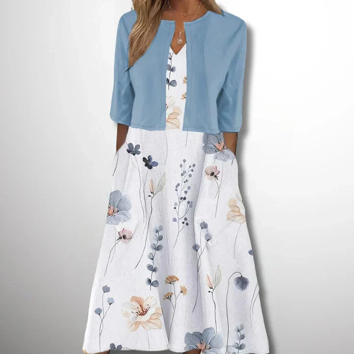 Variant image for Damen-Kleid, elegant, erstklassiger Stoff-1